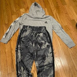 Adidas Jogger Pant and Hooded Shirt